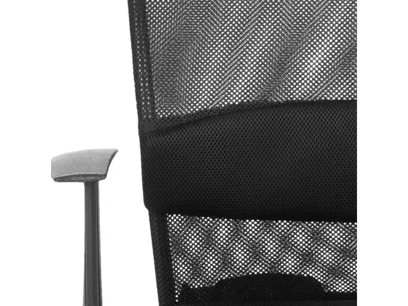 Chaise de bureau pivotante réglable en hauteur noire | Chaise de bureau à domicile