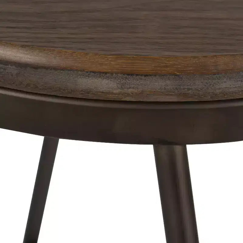 Tabourets de bar bois et métal | Lot de 4