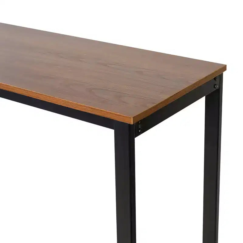 Table de bar et de vin en métal | 2 étagères inclinées, rangement pour bouteilles et verres