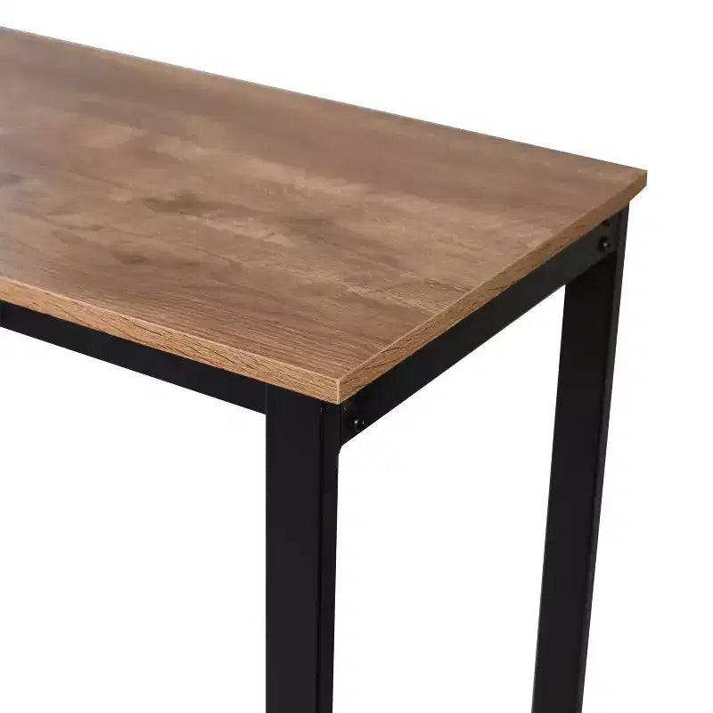 Table de bar et de vin en métal | 2 étagères inclinées, rangement pour bouteilles et verres