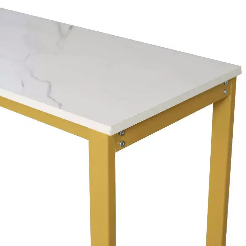 Table de bar et de vin en métal | 2 étagères inclinées, rangement pour bouteilles et verres