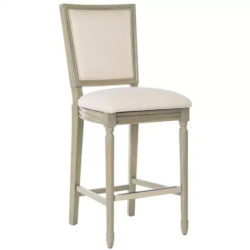Tabourets de bar rectangulaires (lot de 2) | Sièges hauteur comptoir