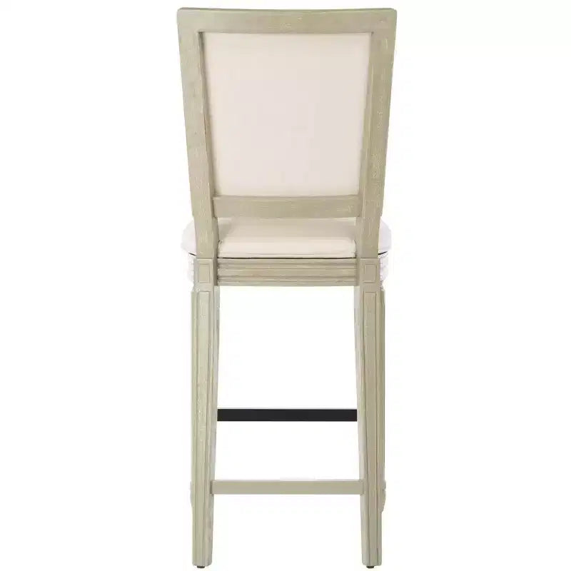 Tabourets de bar rectangulaires (lot de 2) | Sièges hauteur comptoir