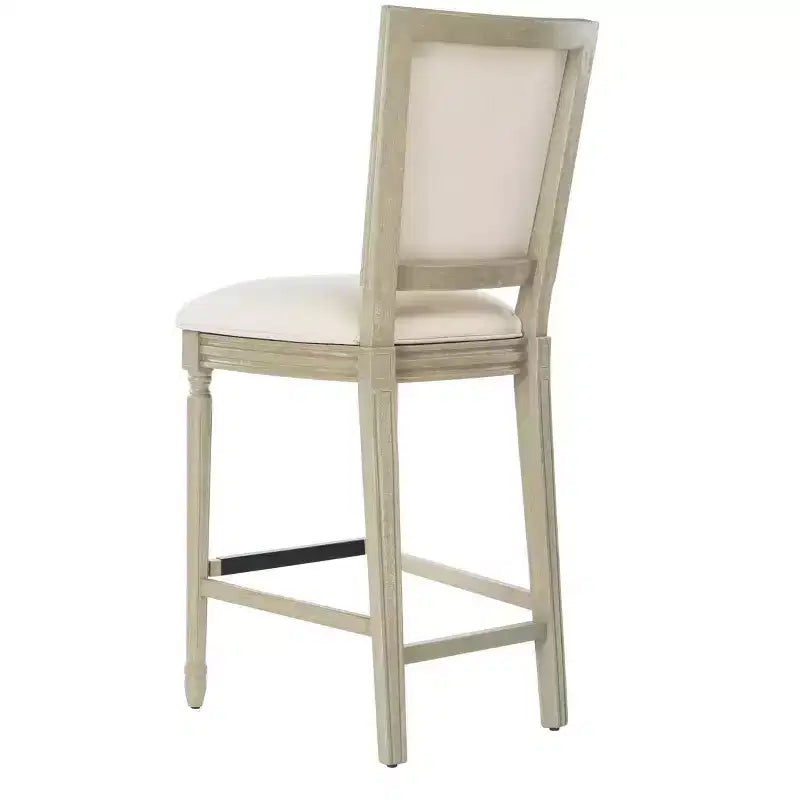 Tabourets de bar rectangulaires (lot de 2) | Sièges hauteur comptoir