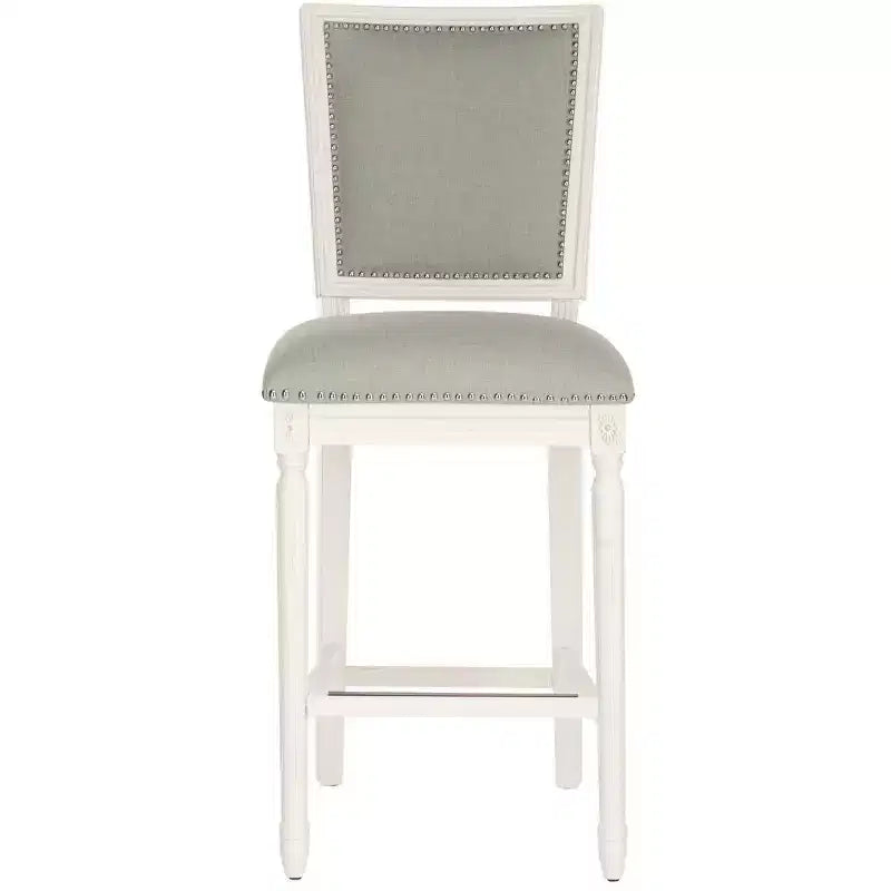 Tabourets de bar rectangulaires (lot de 2) | Sièges hauteur comptoir