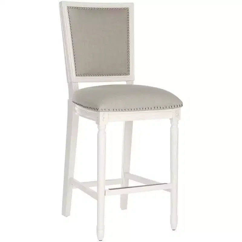 Tabourets de bar rectangulaires (lot de 2) | Sièges hauteur comptoir