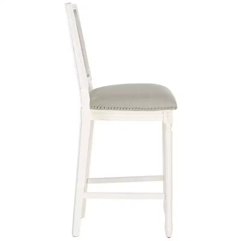 Tabourets de bar rectangulaires (lot de 2) | Sièges hauteur comptoir