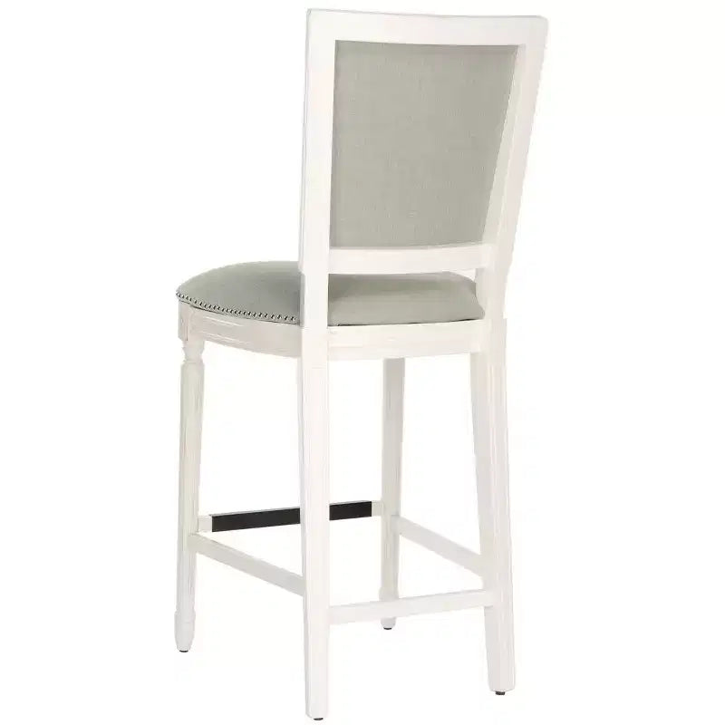 Tabourets de bar rectangulaires (lot de 2) | Sièges hauteur comptoir