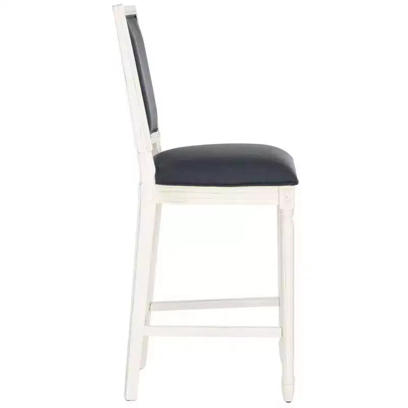 Tabourets de bar rectangulaires (lot de 2) | Sièges hauteur comptoir