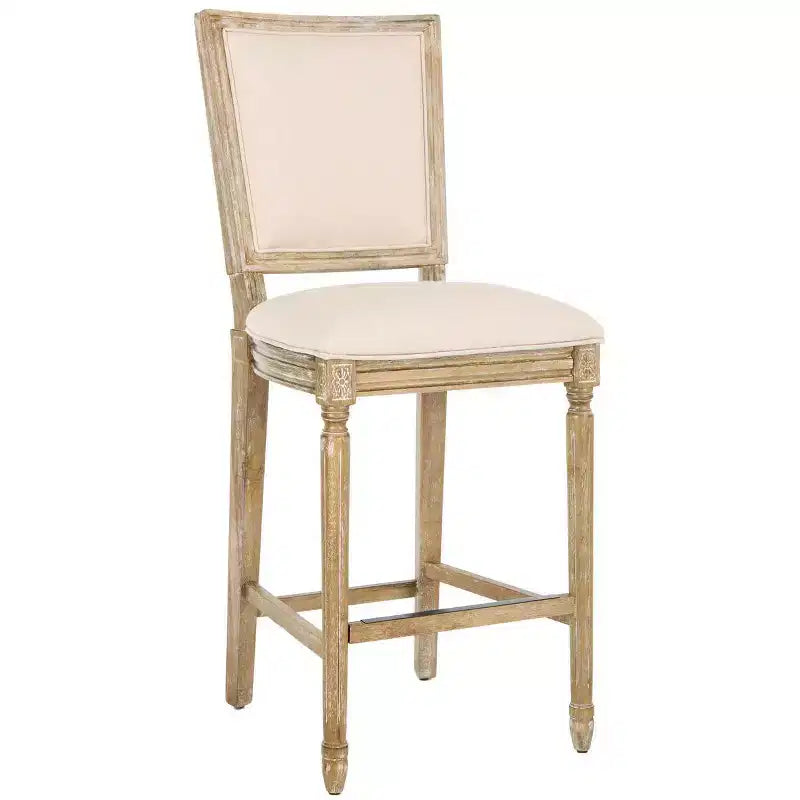 Tabourets de bar rectangulaires (lot de 2) | Sièges hauteur comptoir