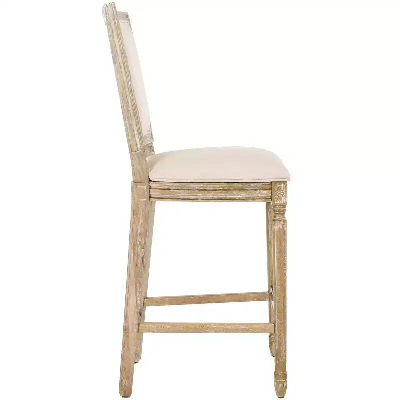 Tabourets de bar rectangulaires (lot de 2) | Sièges hauteur comptoir