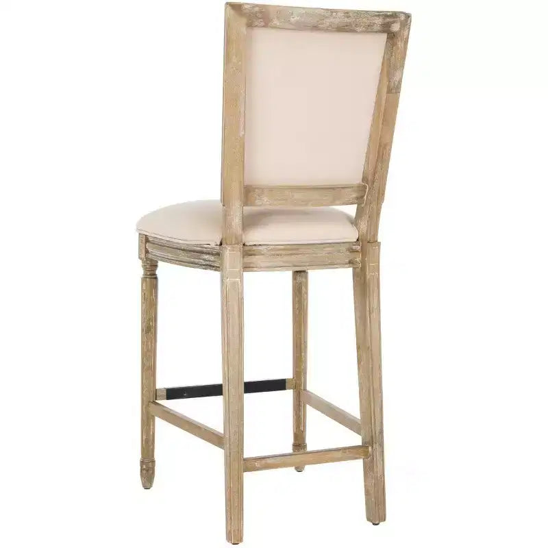 Tabourets de bar rectangulaires (lot de 2) | Sièges hauteur comptoir