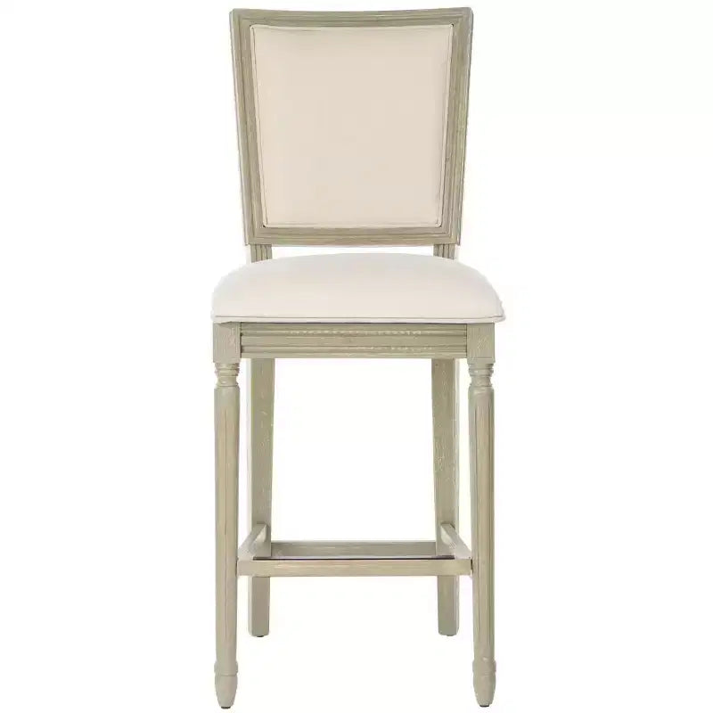 Tabourets de bar rectangulaires (lot de 2) | Sièges hauteur comptoir