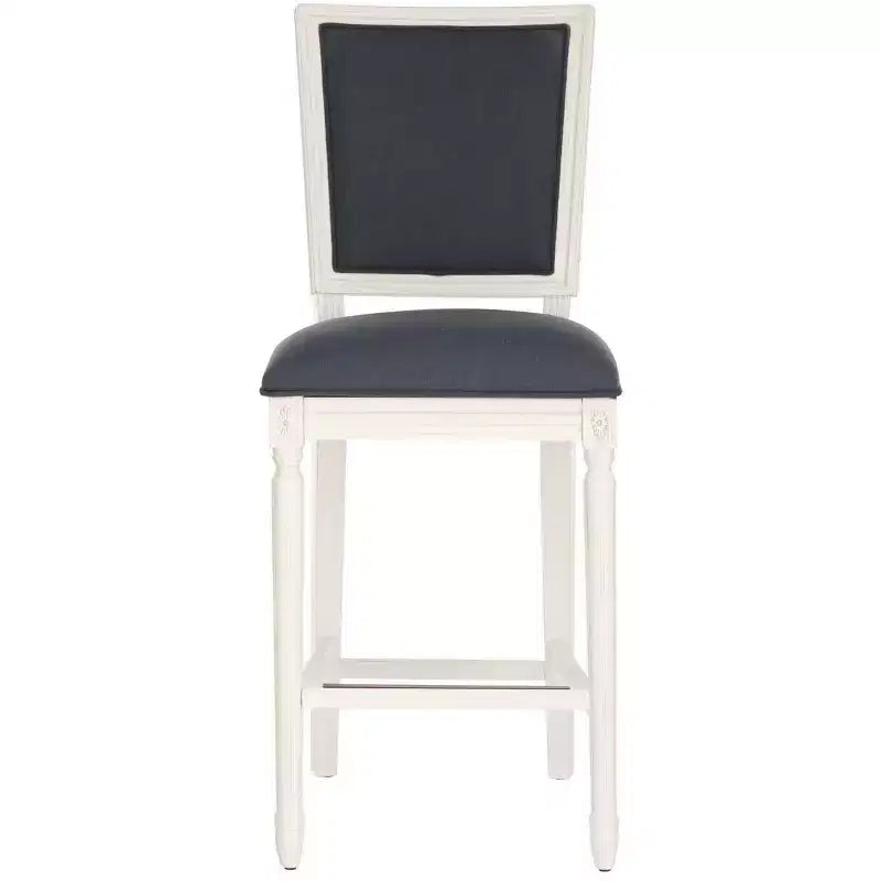 Tabourets de bar rectangulaires (lot de 2) | Sièges hauteur comptoir