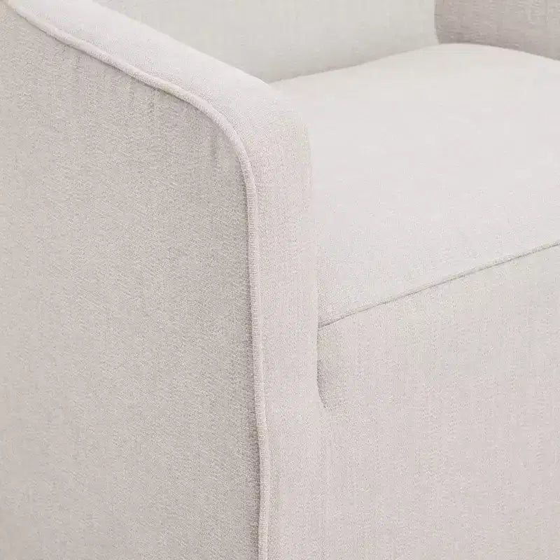 Fauteuil de salle à manger déhoussable avec roulettes | Chaise roulante rembourrée
