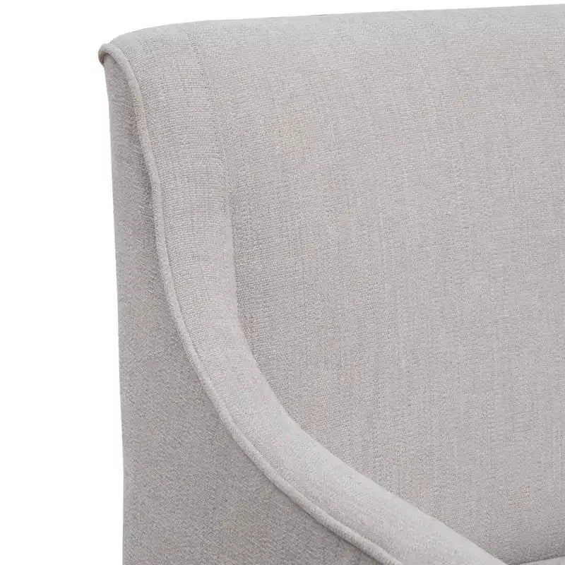 Fauteuil de salle à manger déhoussable avec roulettes | Chaise roulante rembourrée
