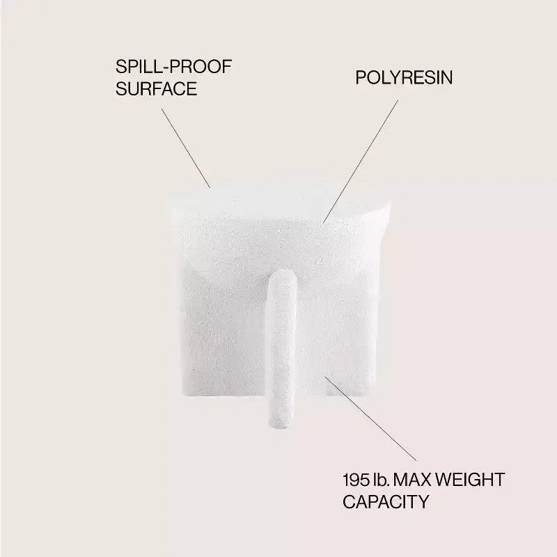 Table d'appoint Tambour Minimaliste 40cm | Utilisation Intérieure & Extérieure