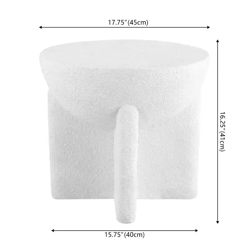 Table d'appoint Tambour Minimaliste 40cm | Utilisation Intérieure & Extérieure
