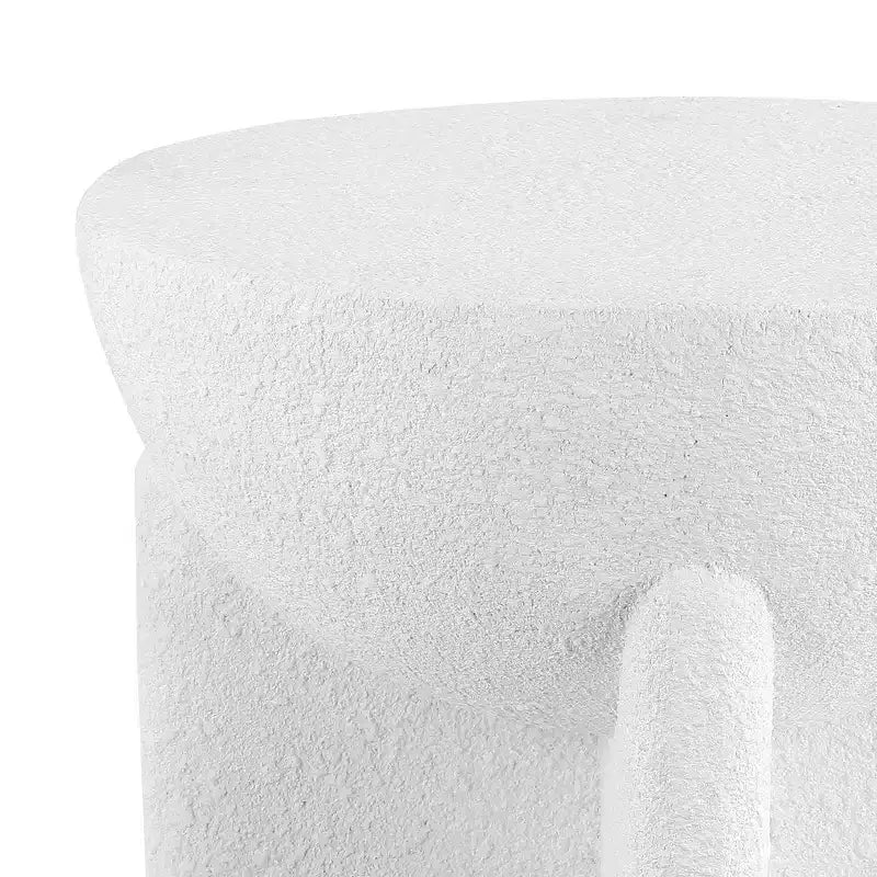 Table d'appoint Tambour Minimaliste 40cm | Utilisation Intérieure & Extérieure