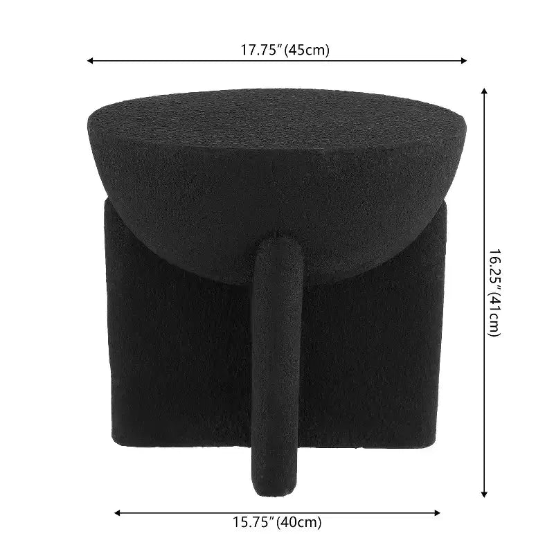 Table d'appoint Tambour Minimaliste 40cm | Utilisation Intérieure & Extérieure