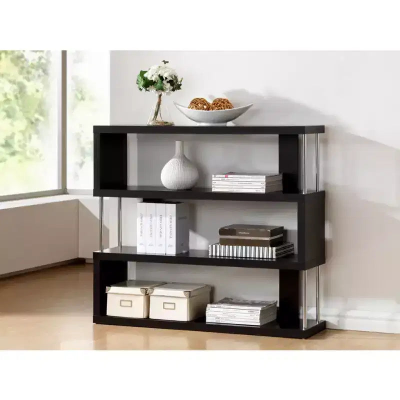 Étagère moderne à 3 niveaux de 38,5 po | Rangement pour salon et bureau