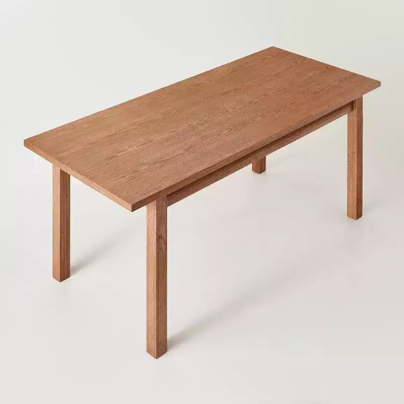 Table à manger rectangulaire en bois à plateau latté | Style Ferme