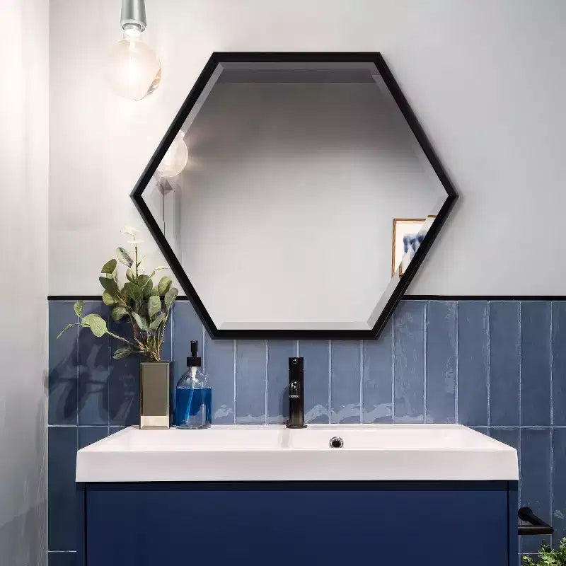 Miroir Mural Hexagonal Calder - Kate & Laurel All Things Decor