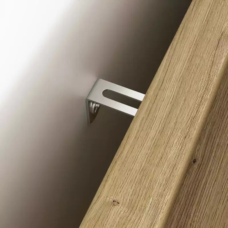 Commode 4 tiroirs en bois moderne | Poignées en métal, finition naturelle