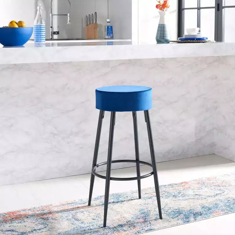 Tabouret de bar rond | Sièges modernes hauteur bar