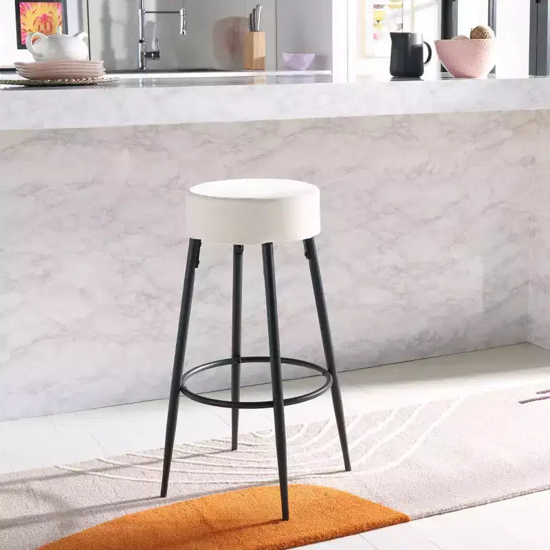 Tabouret de bar rond | Sièges modernes hauteur bar