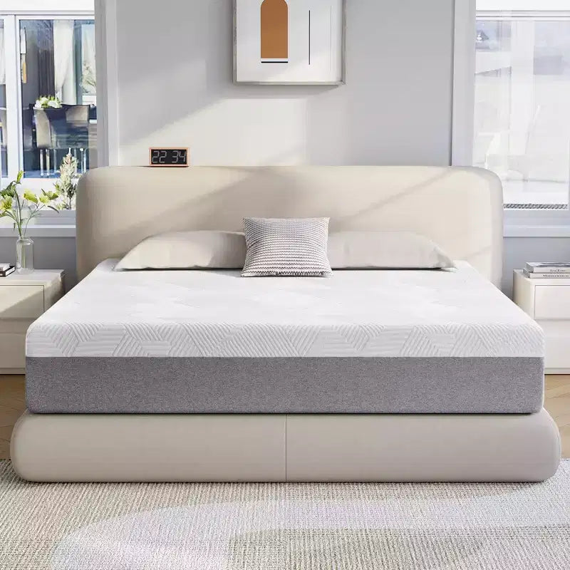 Matelas en mousse à mémoire de forme 25 cm | Gel rafraîchissant, soutien moyen, décompression