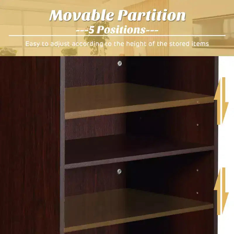 Pupitre en bois sur pied | Étagère réglable, porte-stylos, passe-câbles